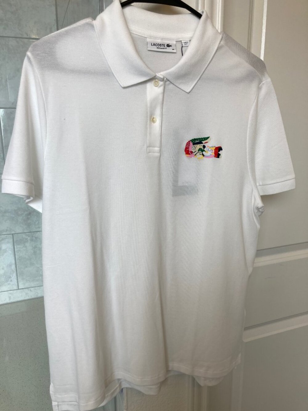 NWT Men's LaCoste White Polo Shirt